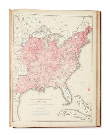 WALKER, FRANCIS. Statistical Atlas of the United States Based on the Results of the Ninth Census 1870.